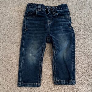 Cat & Jack Toddler Boys' Stretch Straight Fit Jeans - blue size 18M